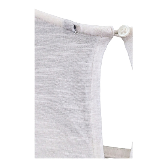 AMERICAN Eagle Outfitters eggshell tank with peplum and lace inserts, size XS/TP - Picture 6 of 6